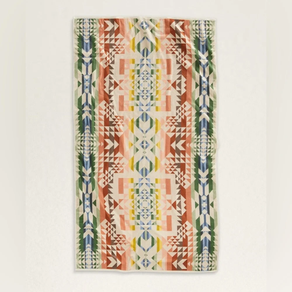 NWT Pendleton Jacquard Spa Towel Opal Springs Beach Pool XL 40x70 Oversized